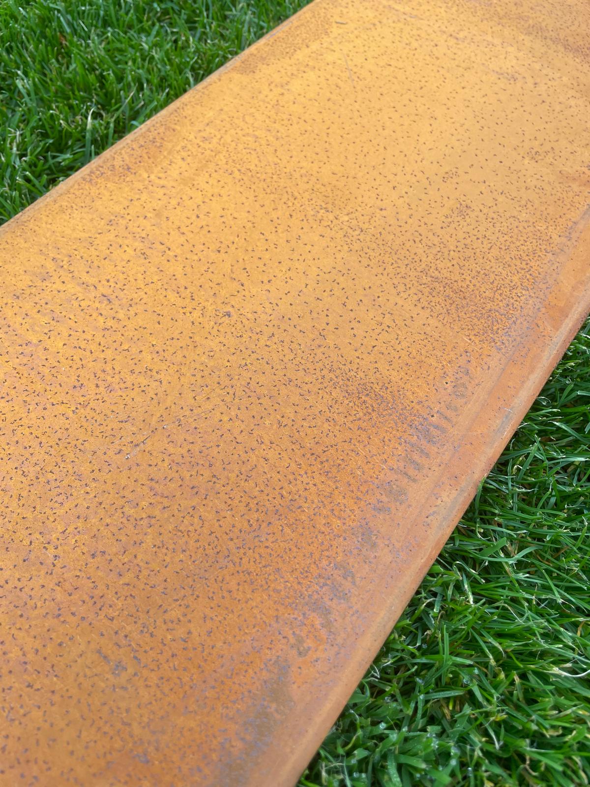 Cortenstahl-Trittplatte 75x 25 cm - Beeteinfassungen