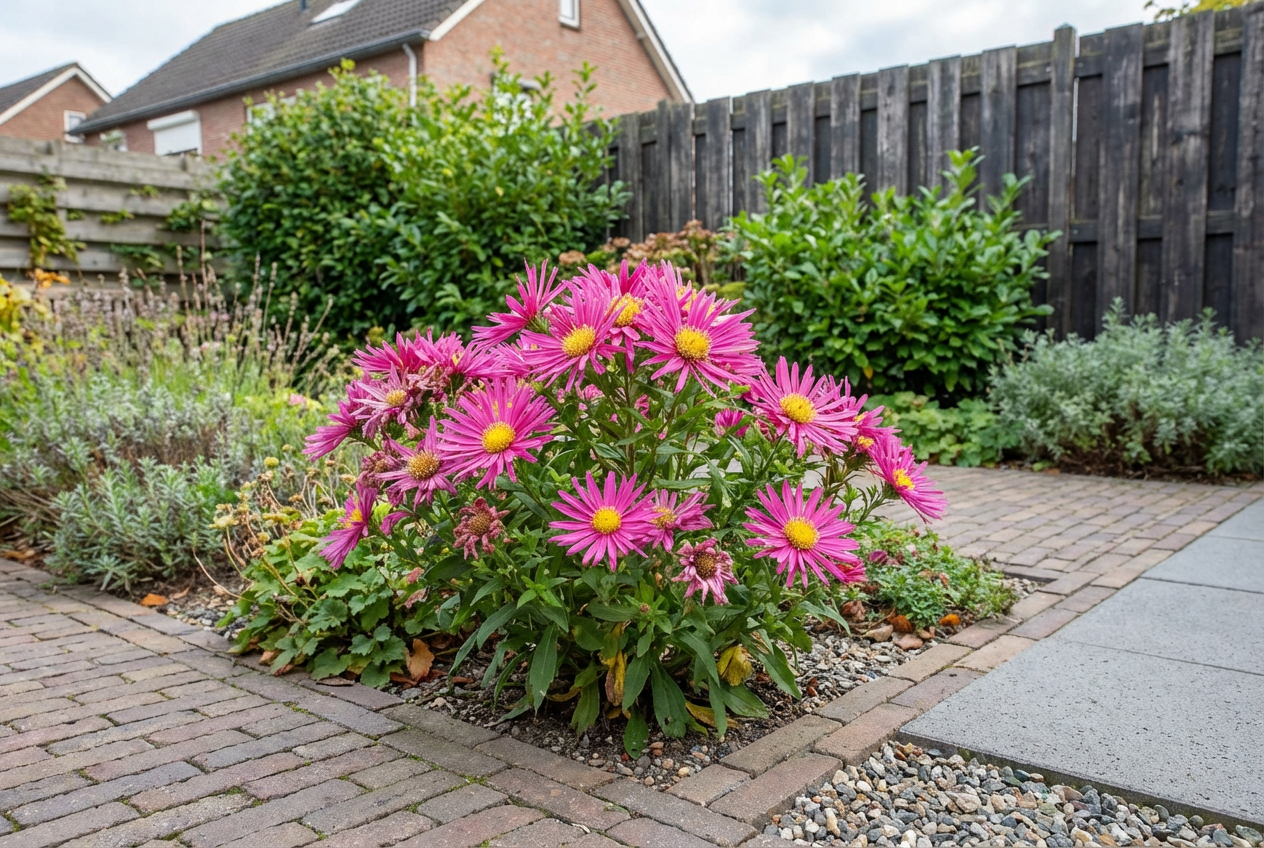 Michaelmas-Gänseblümchen (Aster 'Bahamas')