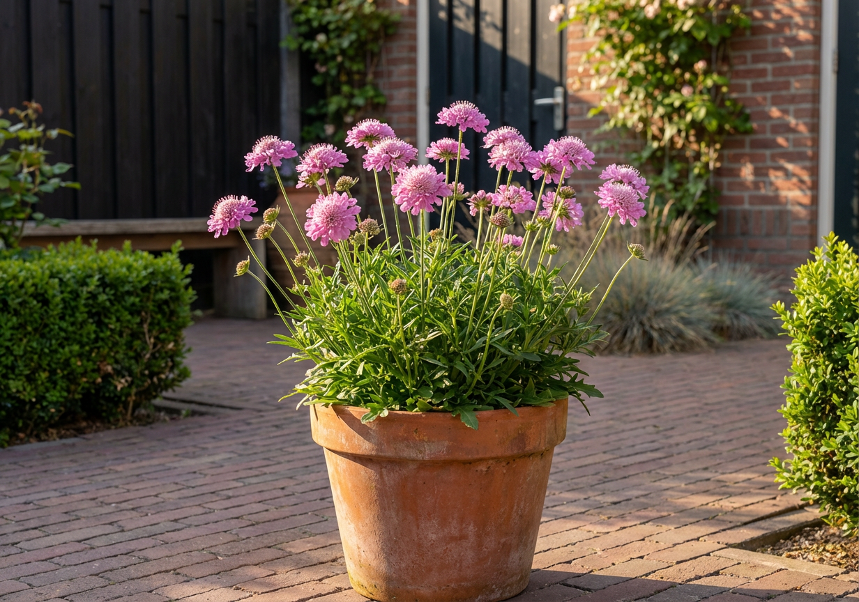 Muurpeper (Scabiosa columbaria ‘Pink Mist') - Tuinplanten