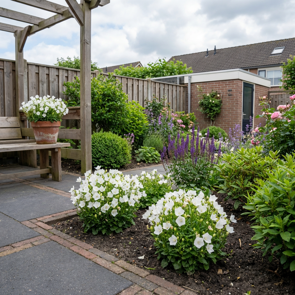 Karpaten-Glockenblume (Campanula carpatica 'Weisse Clips')