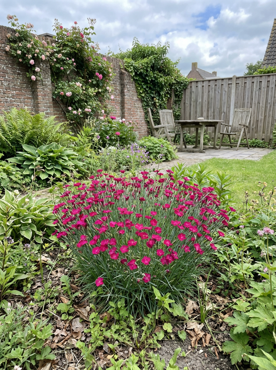 Steenanjer (Dianthus deltoides 'Brilliant') - Tuinplanten