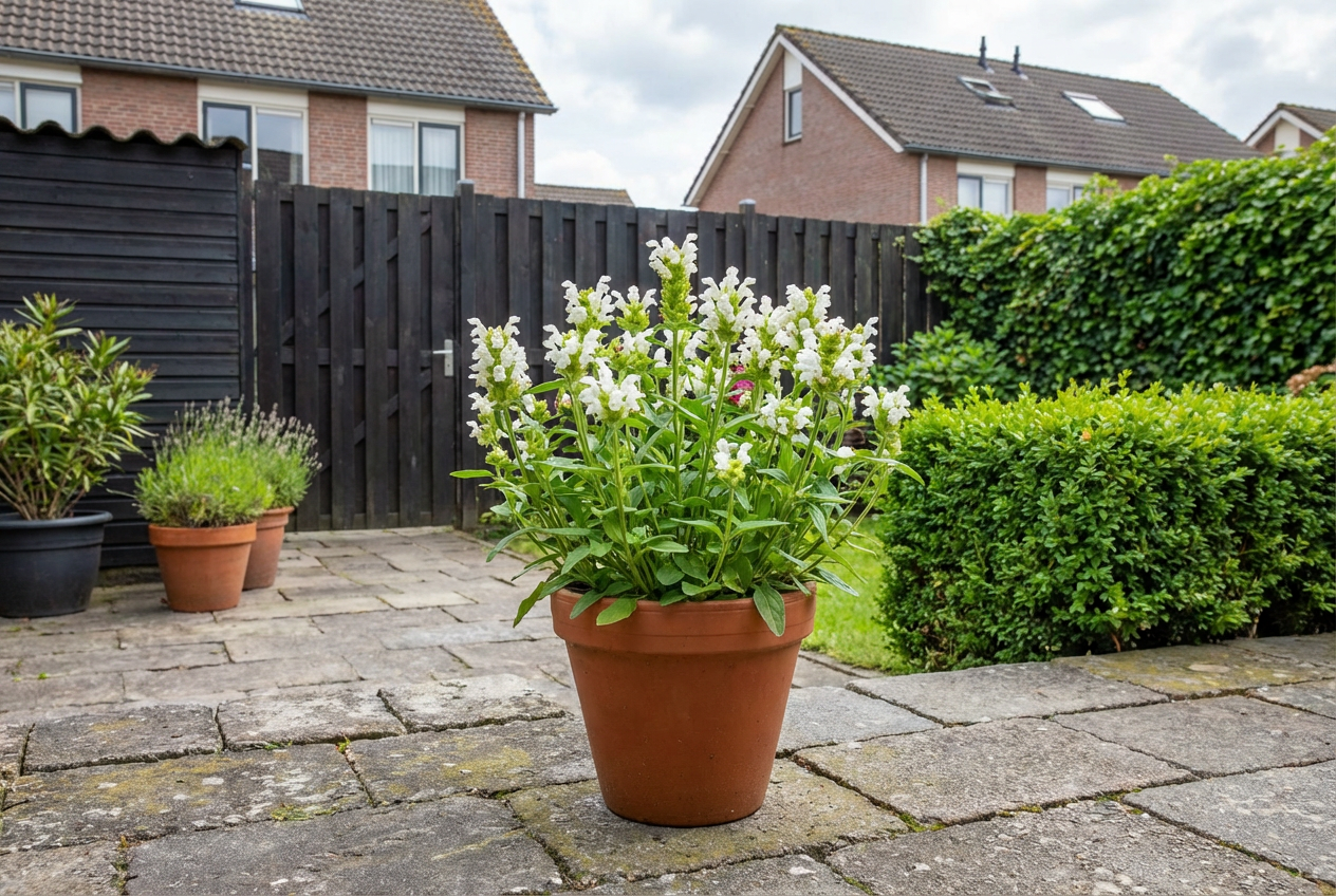 Bijenkorfje (Prunella grandiflora 'Alba') - Tuinplanten