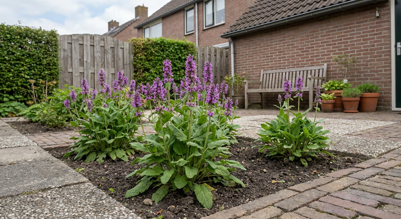 Ezelsoor (Stachys monieri 'Hummelo) - Tuinplanten
