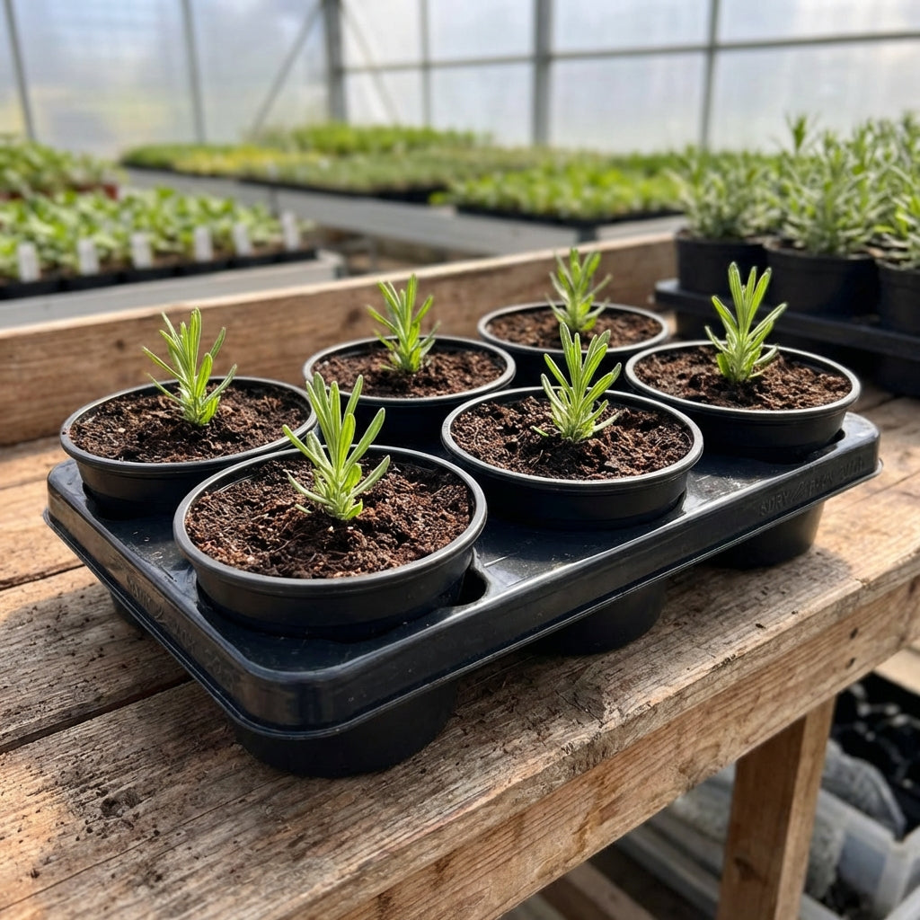 Kweektray met 6 potjes - 12 cm - Kweekbenodigdheden