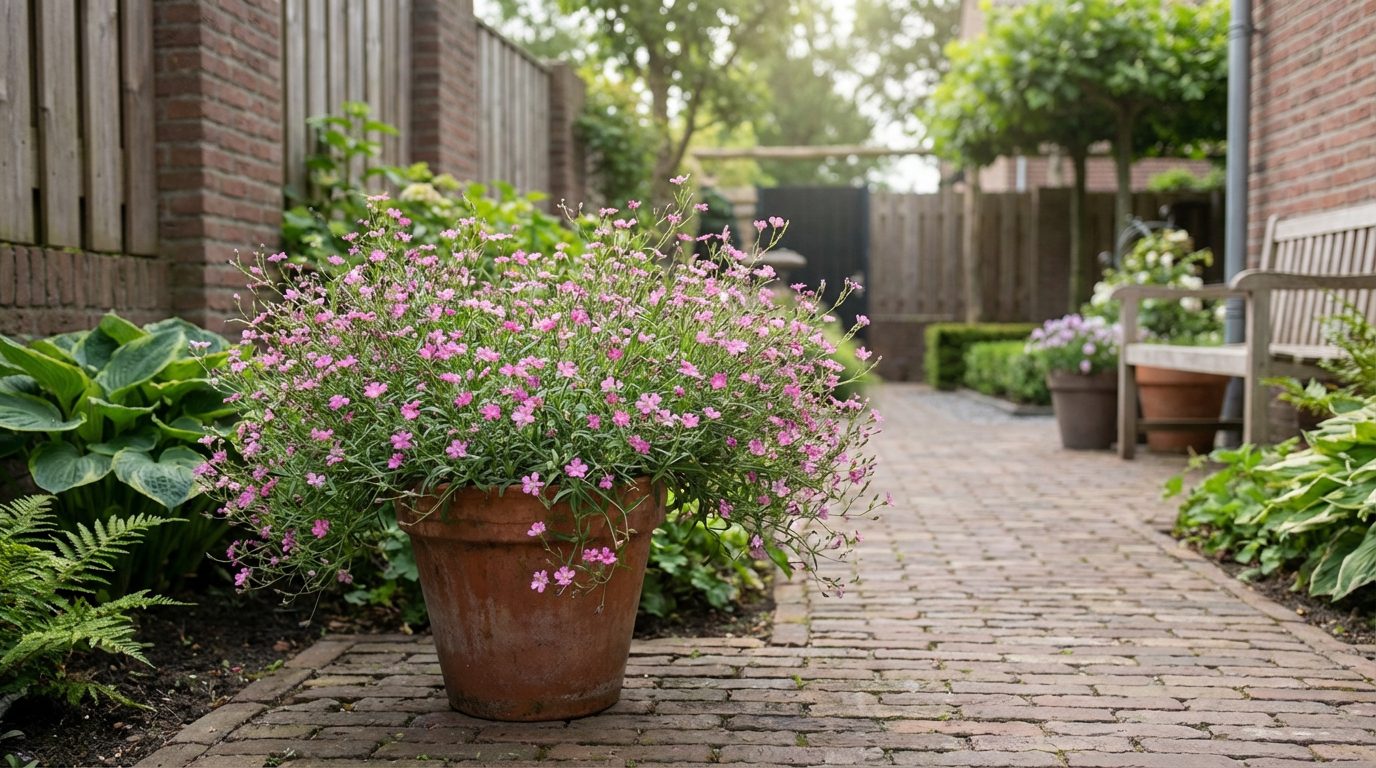 Kruipend gipskruid (Gypsophila repens 'Rosea') - Tuinplanten