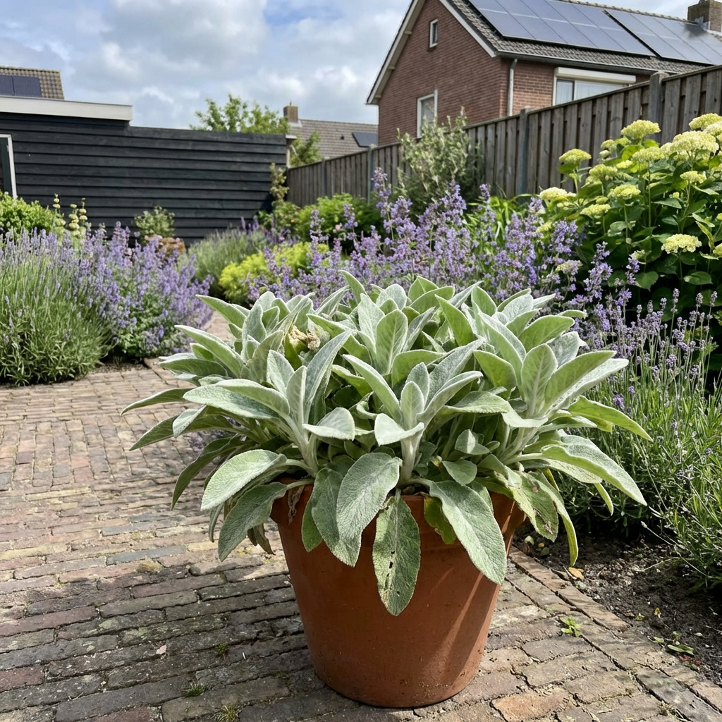 Ezelsoor (Stachys byzantina 'Helene Von Stein' ( Big Ears )) - Tuinplanten