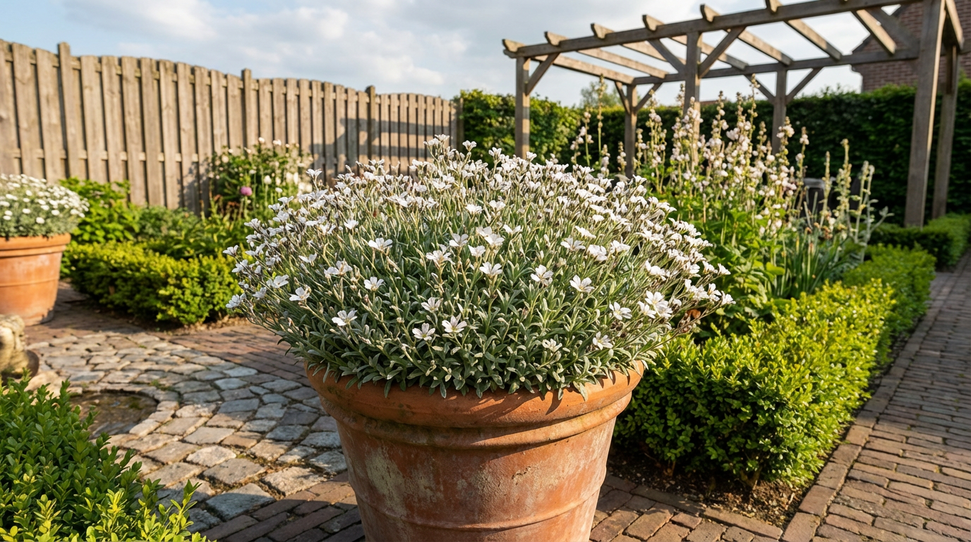 Kruipend gipskruid (Gypsophila cerastioides) - Tuinplanten
