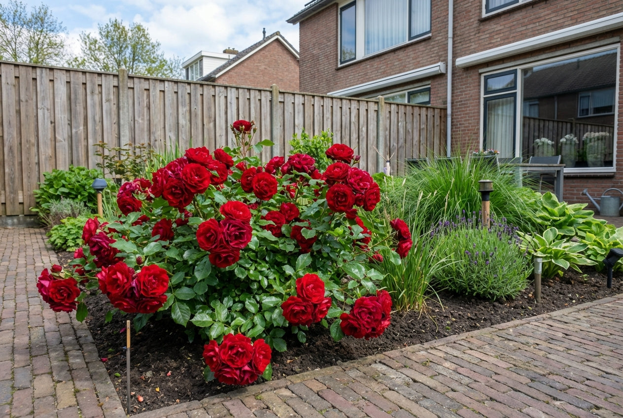 Bodembedekende roos (Rosa Red Romanza ®) - Rozen