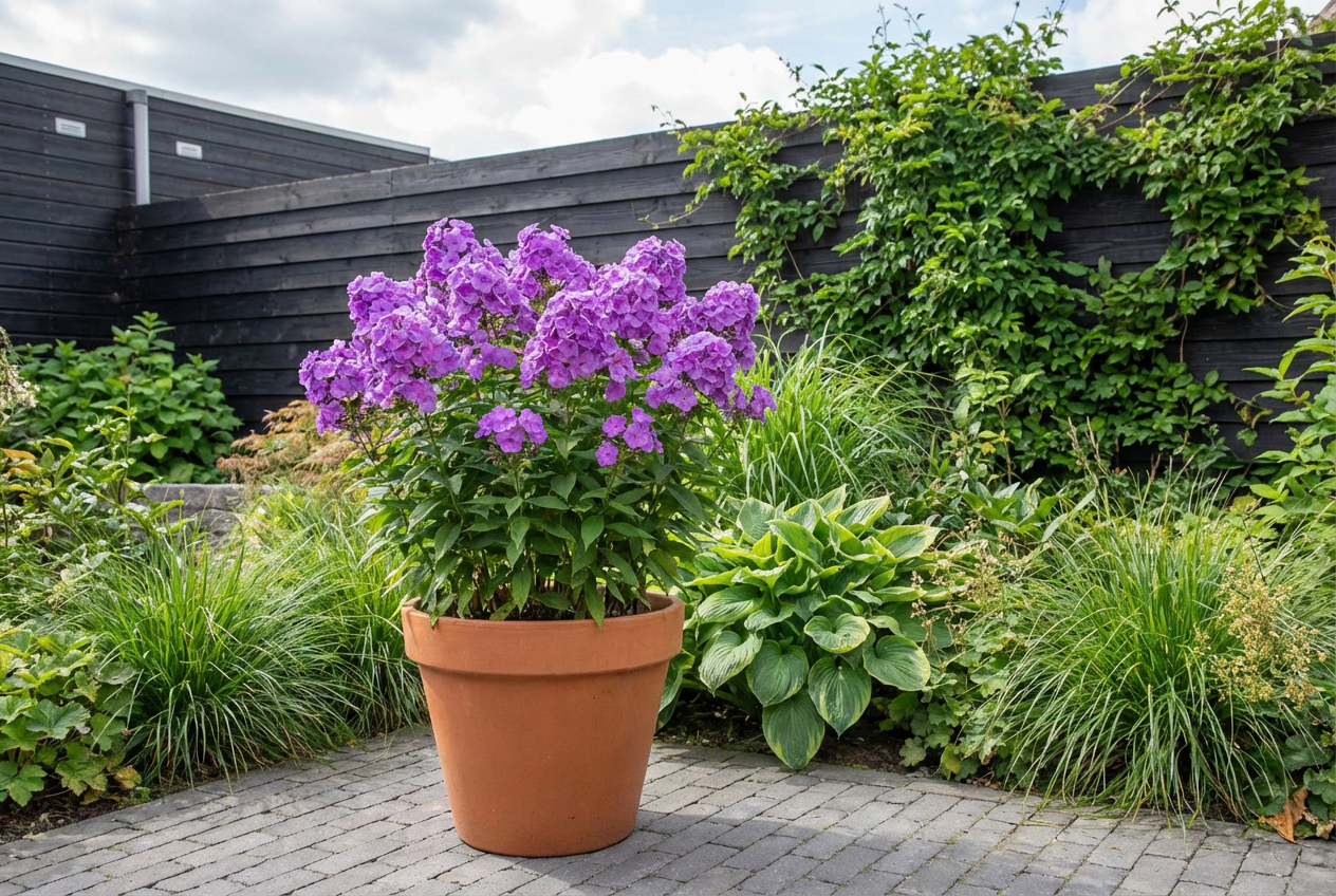 Vlambloem (Phlox (P) 'Amethyst') - Tuinplanten