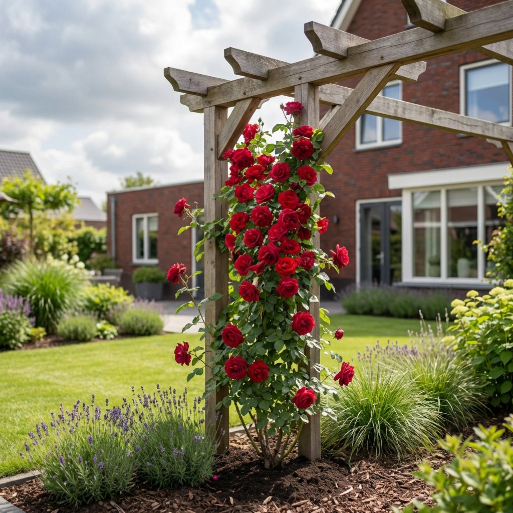 Klimplant Rosa Red Climber (Klimroos) - Klimplanten
