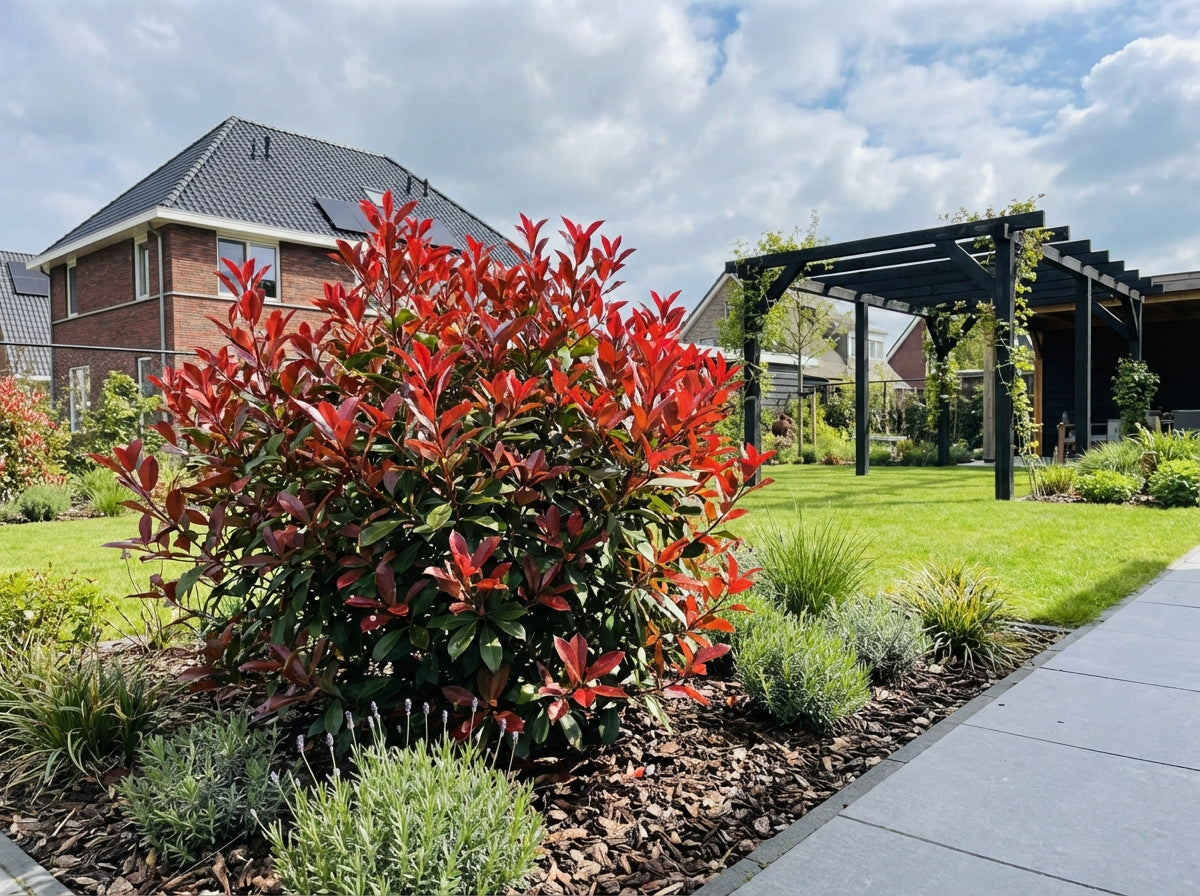 Glanzmispel (Photinia fraseri 'Carré Rouge')