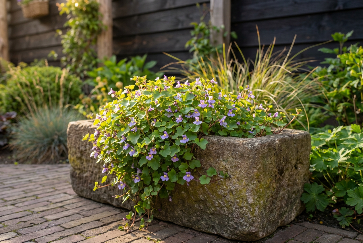 Muurleeuwebek (Cymbalaria muralis) - Tuinplanten