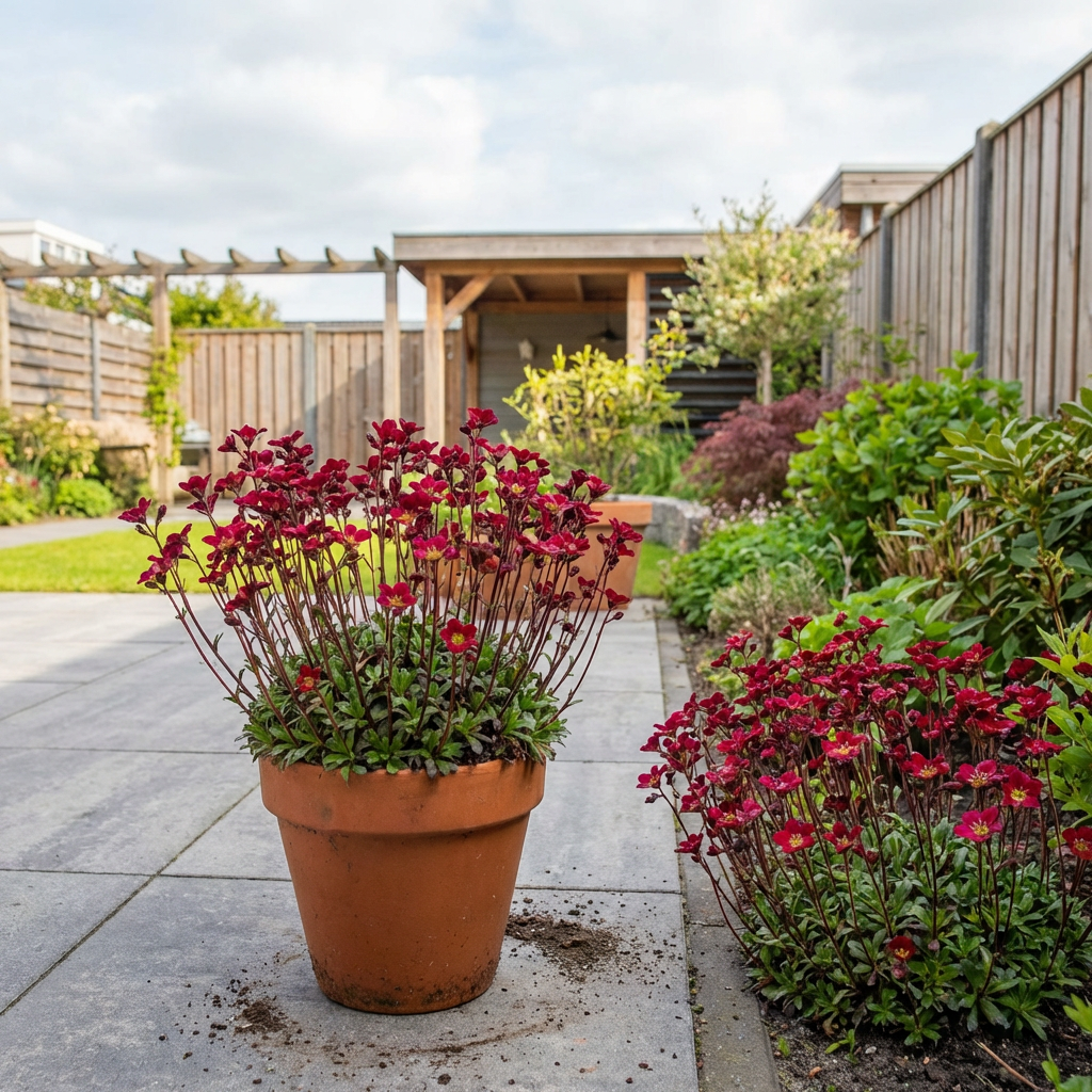 Moos-Steinbrech (Saxifraga (A) 'Purpurteppich')