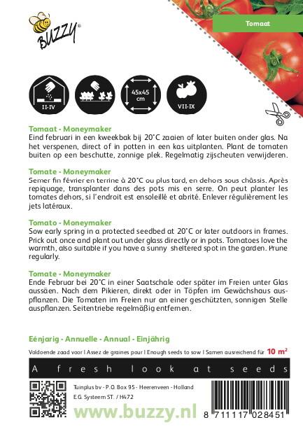 Tomaat Moneymaker - Zaden