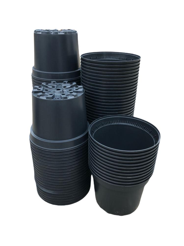 Kweekpot zwart – Ø21cm, hoogte 16cm, 4 liter - Kweekbenodigdheden