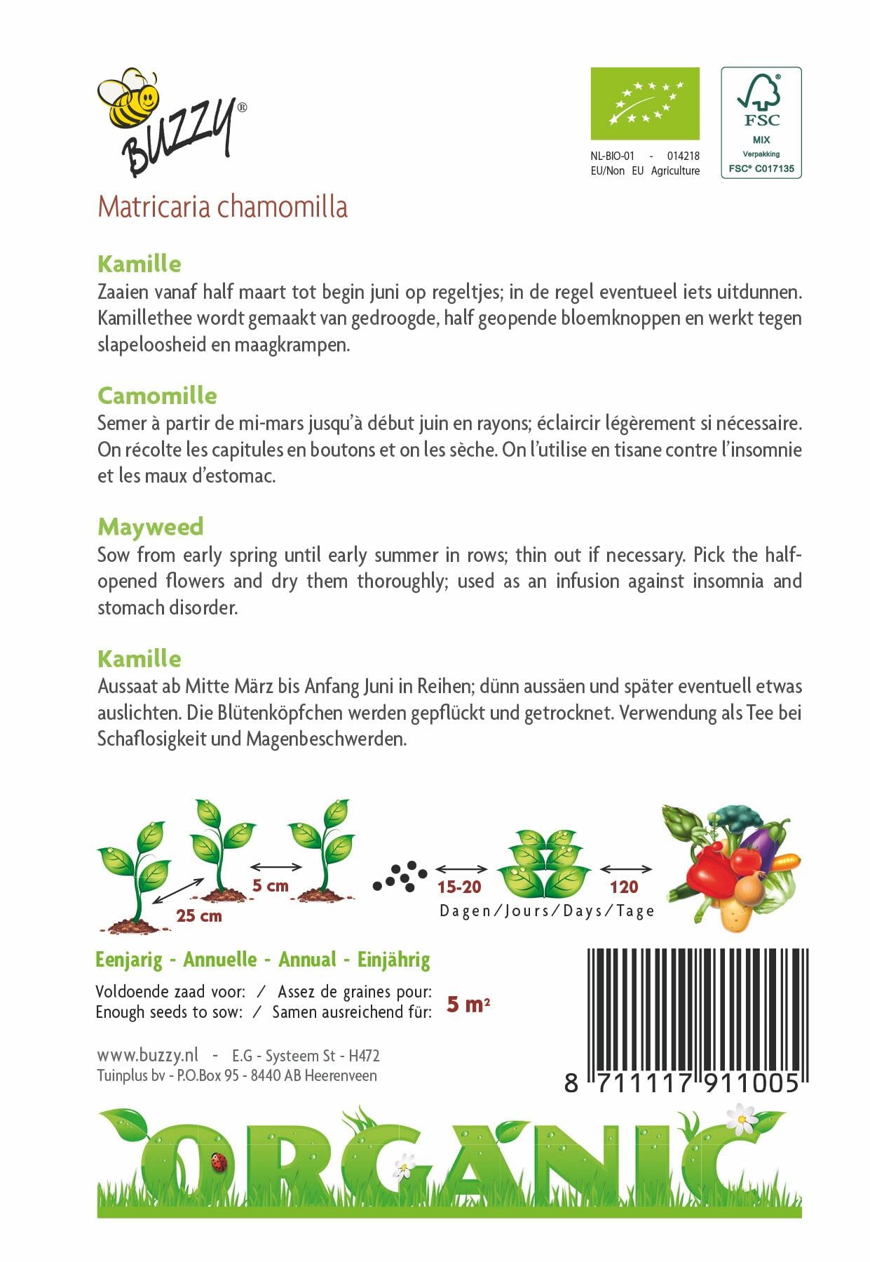 Kamille (BIO) - Zaden