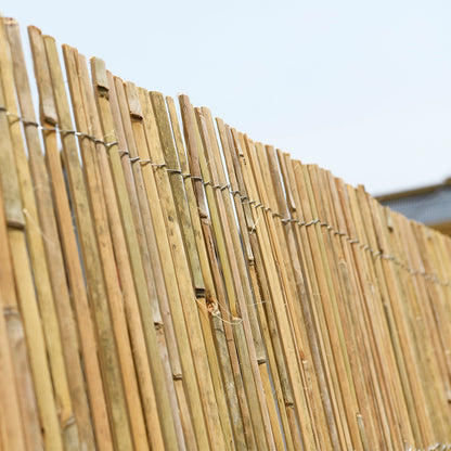 Gespaltene Bambusmatte