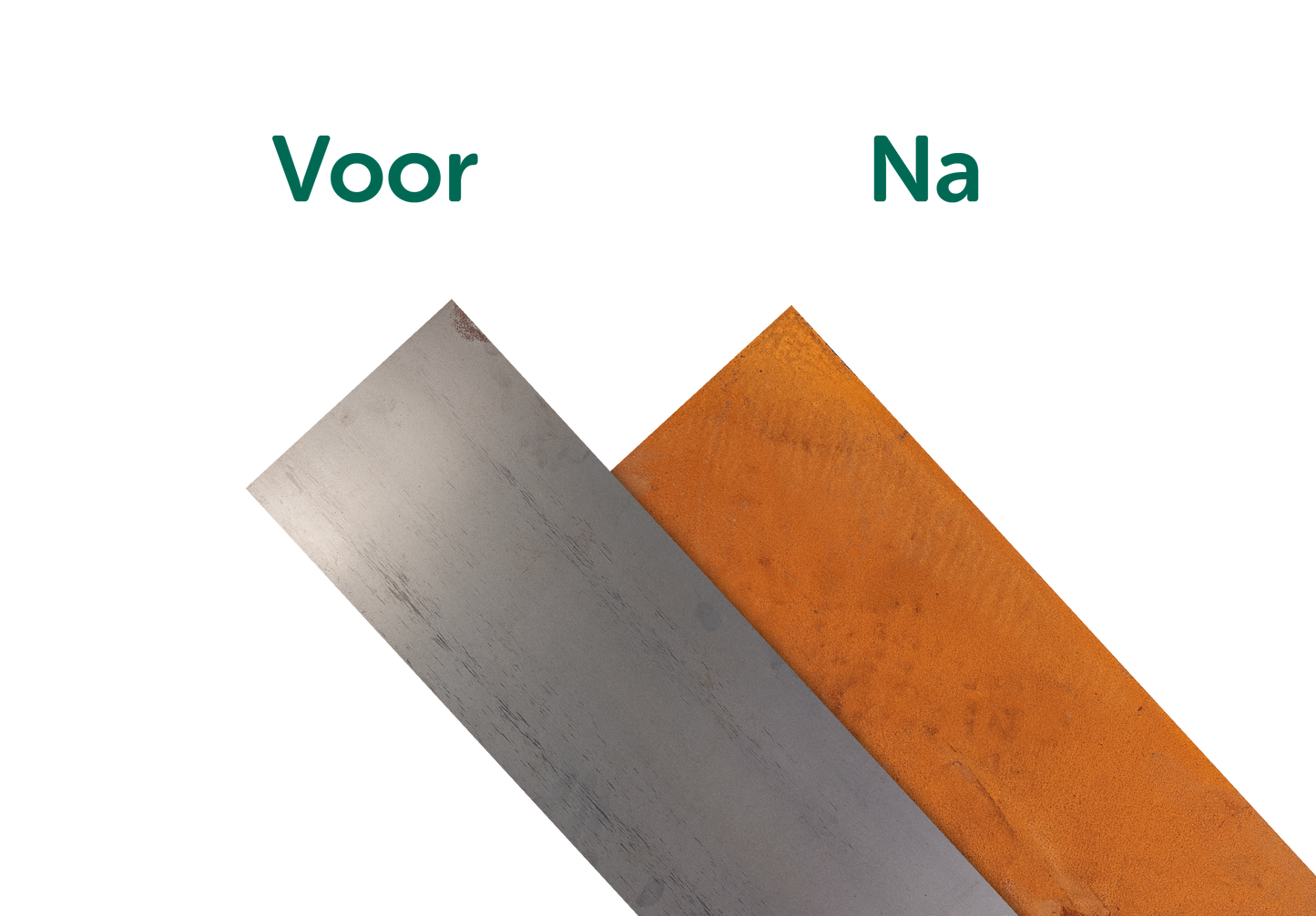 Cortenstahl-Beeteinfassung - Rasenkanten