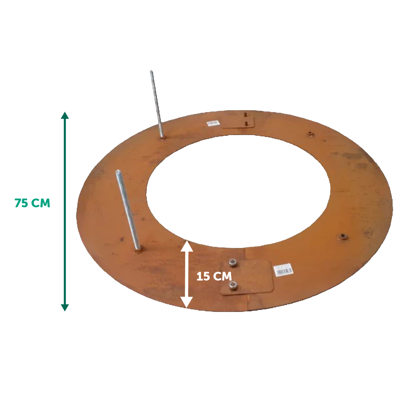 Cortenstaal Boomring - borderranden