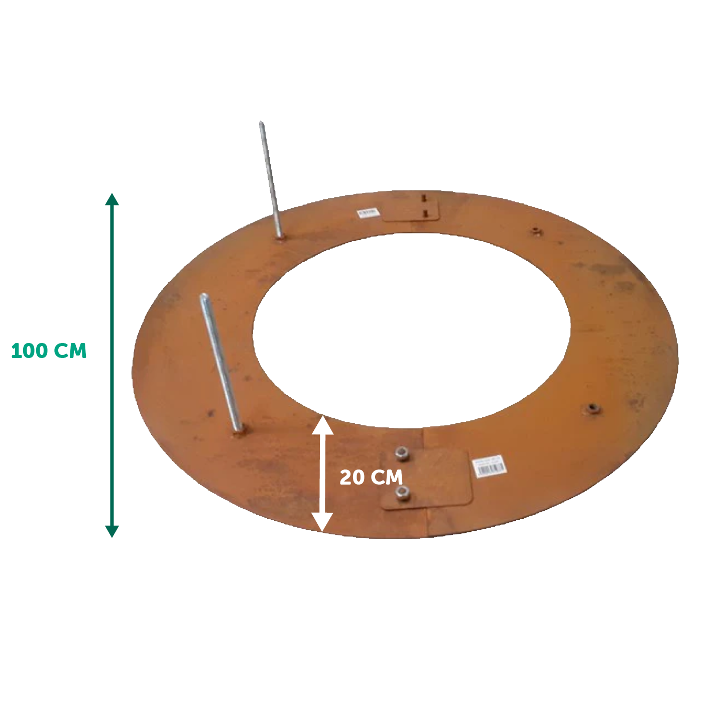 Cortenstaal Boomring - borderranden