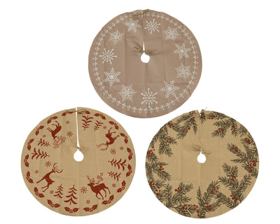 Kerstboomrok met Rendieren – Rood – Ø 90 cm