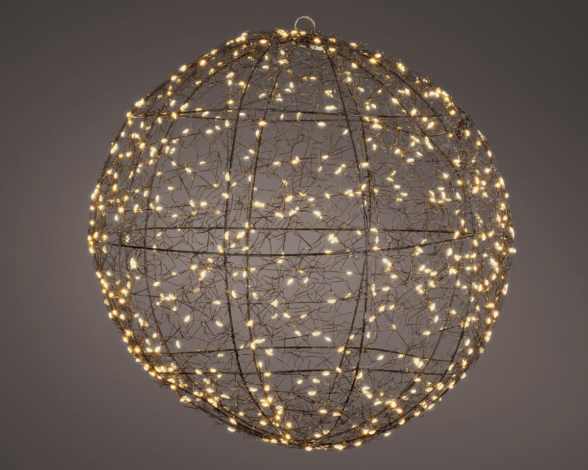 Kerst Lichtbol – 400 LED – Timer – Klassiek Warm – Ø 30 cm