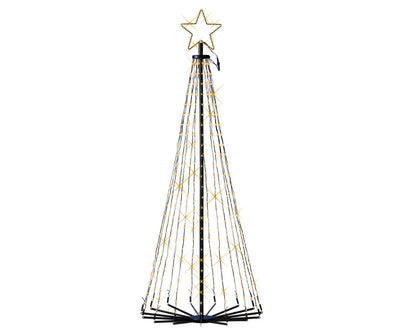 Micro LED Kerstboom - 421 LED - H150xD60 cm -Warm - Lumineo - foto 2