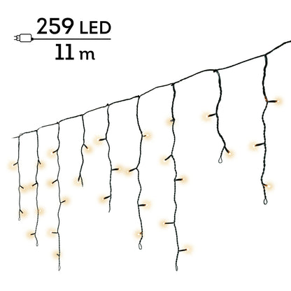IJspegelverlichting LED Soft Gold - 11 m - 259 LED - 8 functies - foto 6
