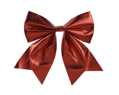 Kerststrik Polyester - 20 x 24 cm - Rood - foto 2
