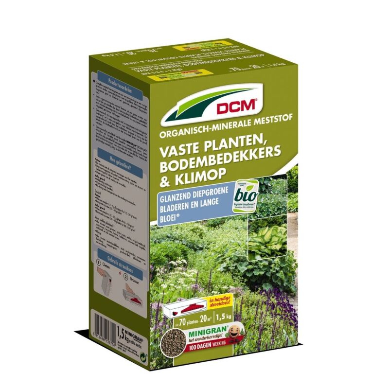 DCM meststof vaste planten, bodembedekkers & klimop (1,5KG) - Grond en Meststoffen