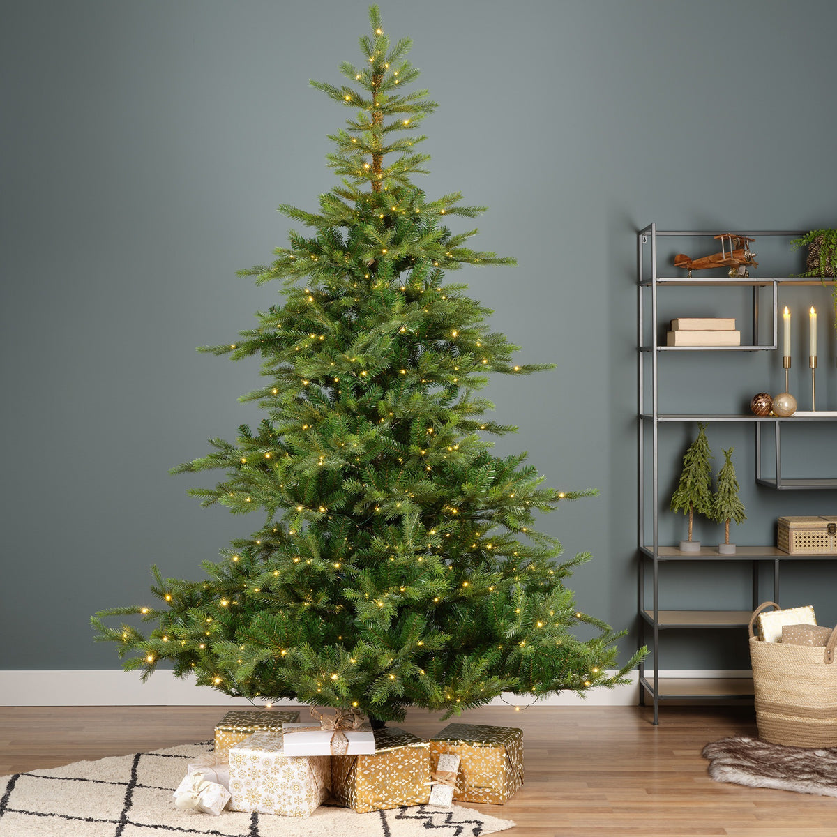 Kunstkerstboom LED - 180 cm - Groen - foto 5