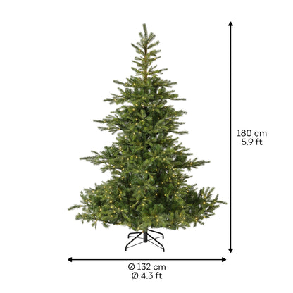 Kunstkerstboom LED - 180 cm - Groen - foto 7