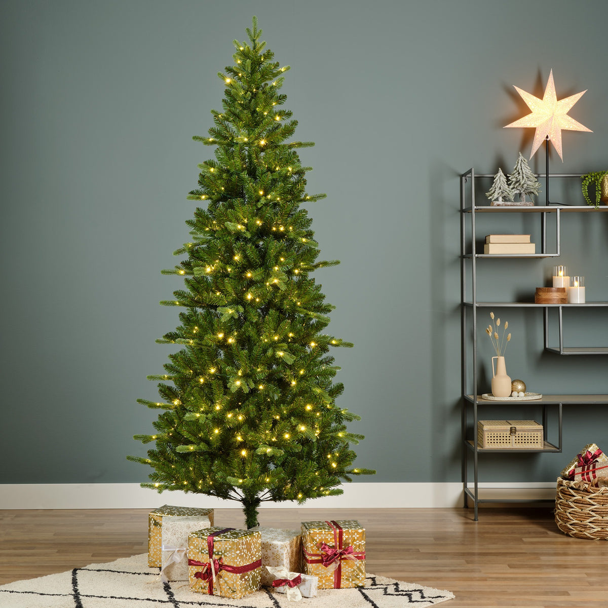 Kunstkerstboom LED - 180 cm - Groen - foto 5