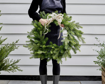 Kerstkrans Grandis - Ø 80 cm - Groen - Binnen/Buiten - foto 5