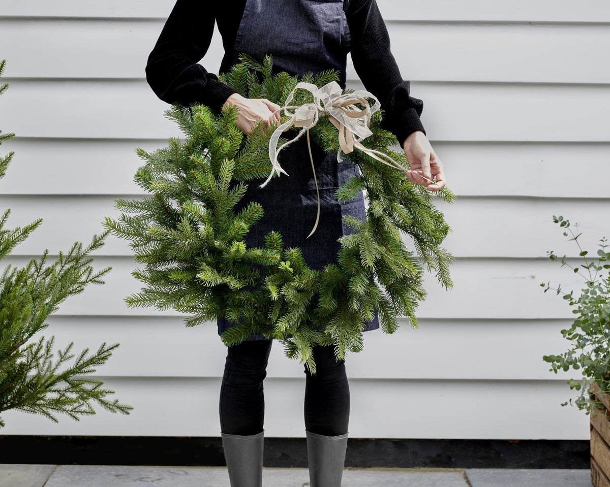 Kerstkrans Grandis - Ø 80 cm - Groen - Binnen/Buiten - foto 6