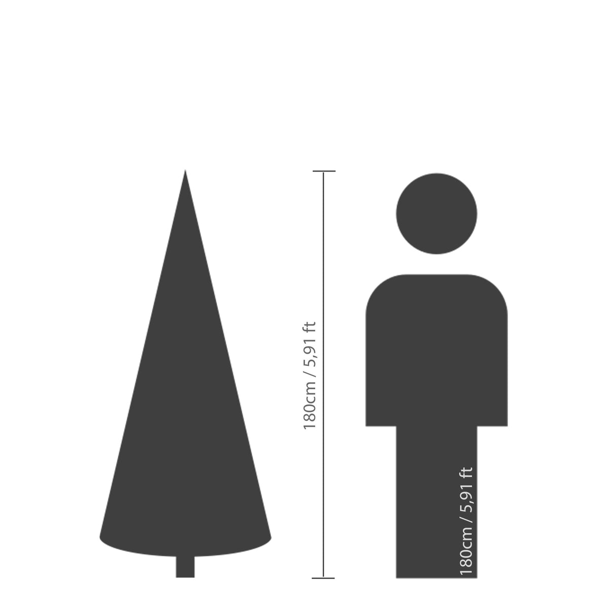 Kunstkerstboom Grandis Fir - H 180 cm - Everlands - foto 8