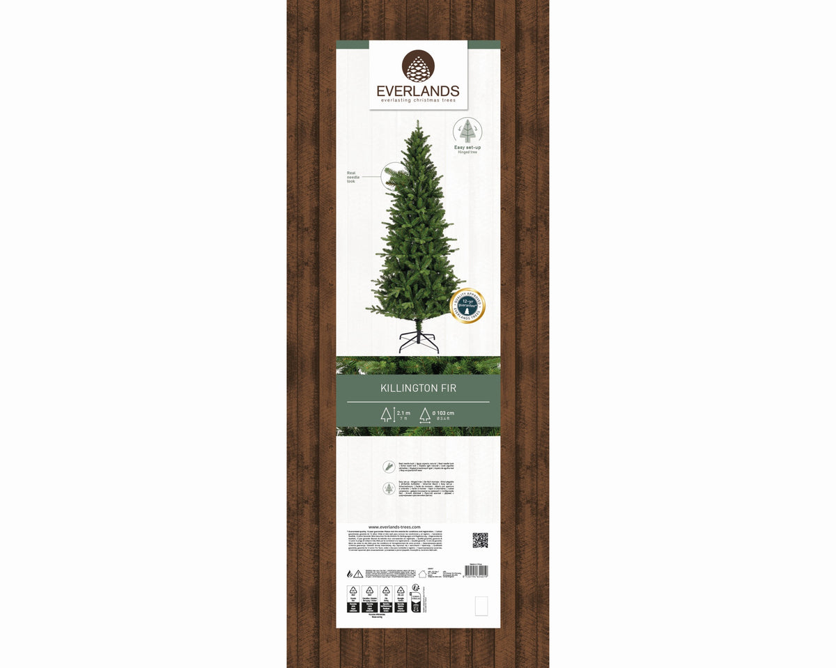 Kunstkerstboom - H 210 cm - Groen - Volle Uitstraling - foto 2