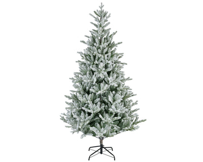 Kunstkerstboom Allison - H 180 cm - Groen - Besneeuwd - Everlands