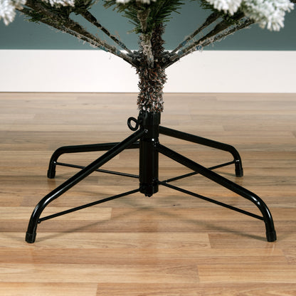 Kunstkerstboom Allison - H 180 cm - Groen - Besneeuwd - Everlands - foto 4