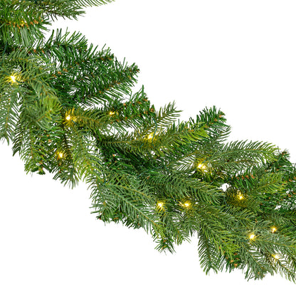 LED Dennenslinger - L 270 cm - Groen - Twinkelend - Timer - foto 3