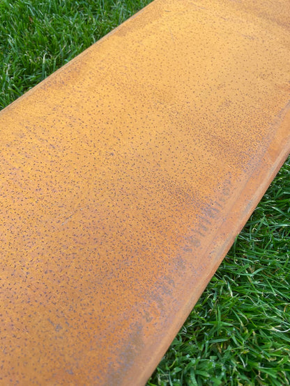 Cortenstaal staptegel 75x 25 cm - borderranden