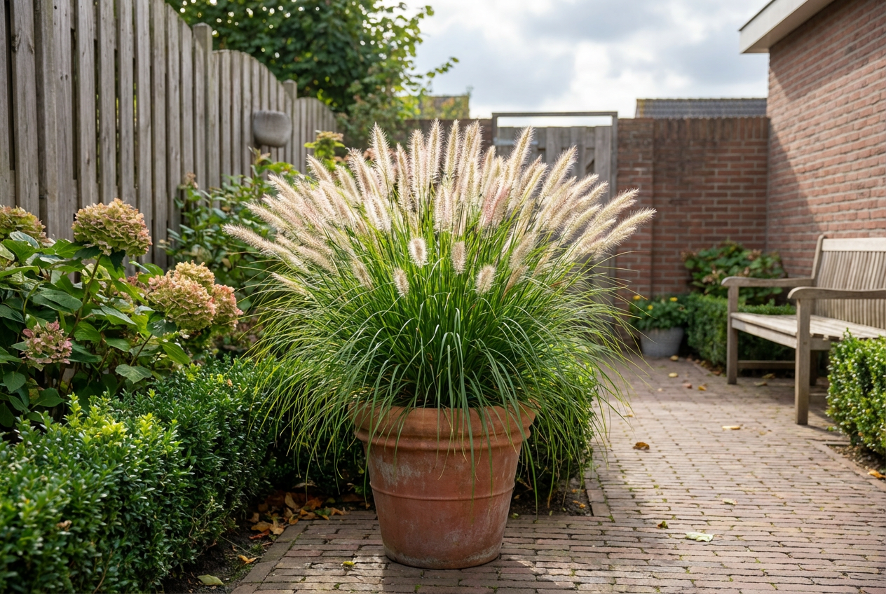 Lampepoetsersgras (Pennisetum alopecuroides 'JS Dance With Me) - Tuinplanten