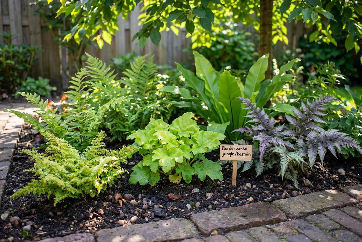 Borderpakket jungle/bostuin (1m2) - Tuinplanten