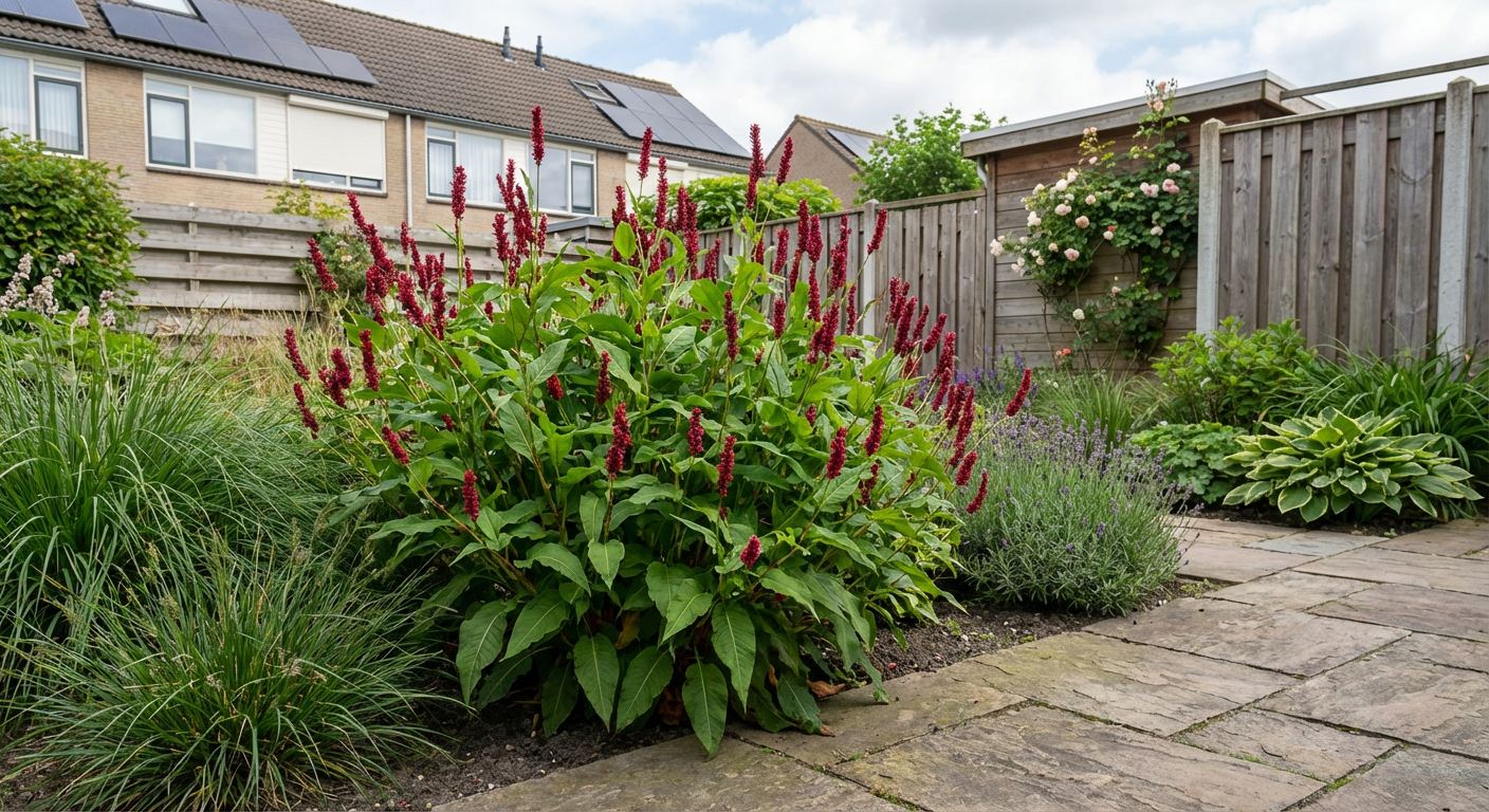 Duizendknoop (Persicaria ampl Blackfield) - Tuinplanten