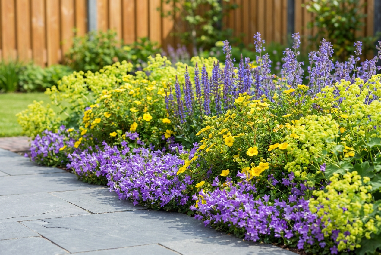 Borderpakket kleurrijke bodembedekkers (1,5m2) - Tuinplanten