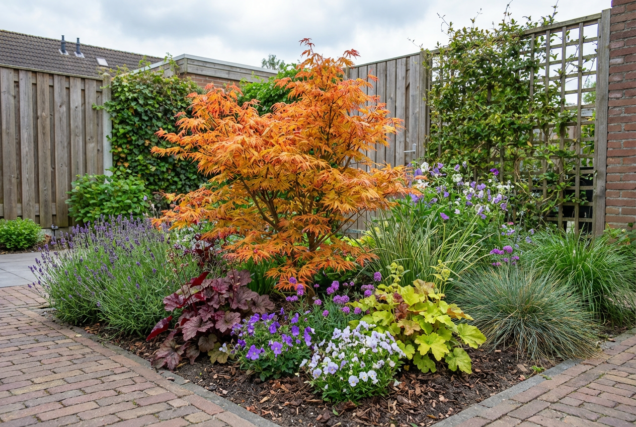 Japanse Esdoorn (Acer palmatum 'Orange Dream') - Japanse Esdoorn