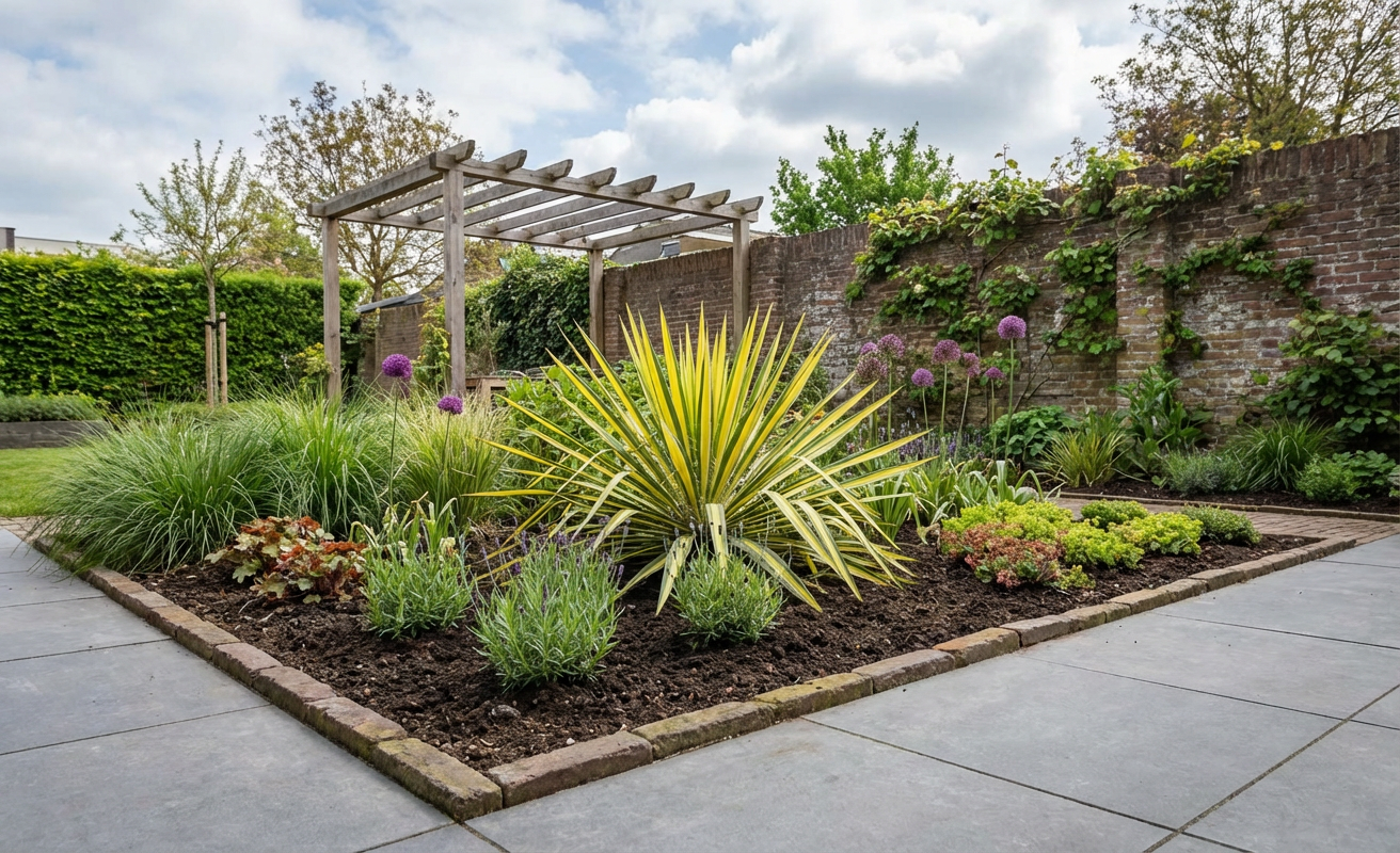 Palmlelie (Yucca filamentosa 'Color Guard') - Exotische planten
