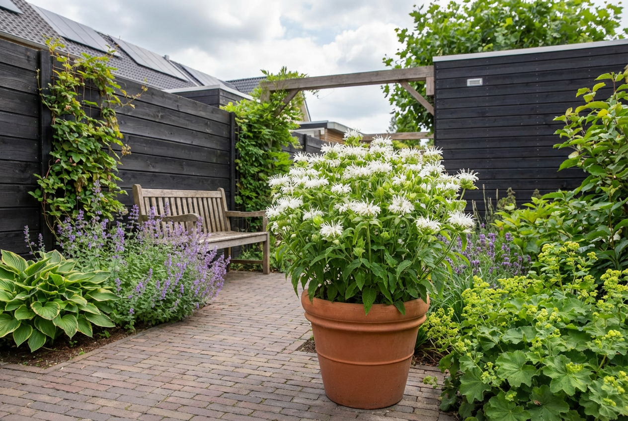 Bergamotplant (Monarda 'Schneewittchen') - Tuinplanten