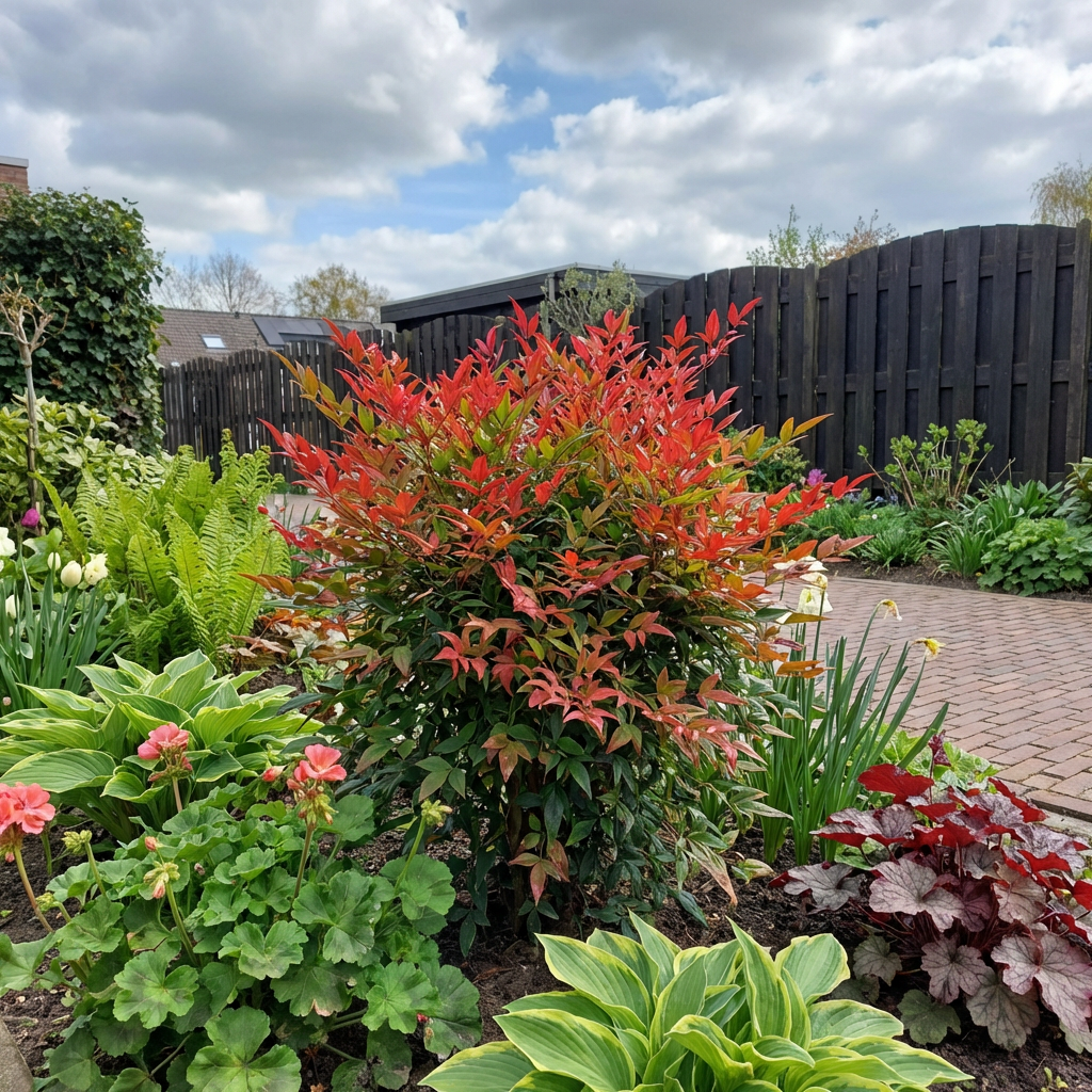 Hemelse bamboe (Nandina domestica ‘Gulfstream’ ) - Groenblijvende struiken