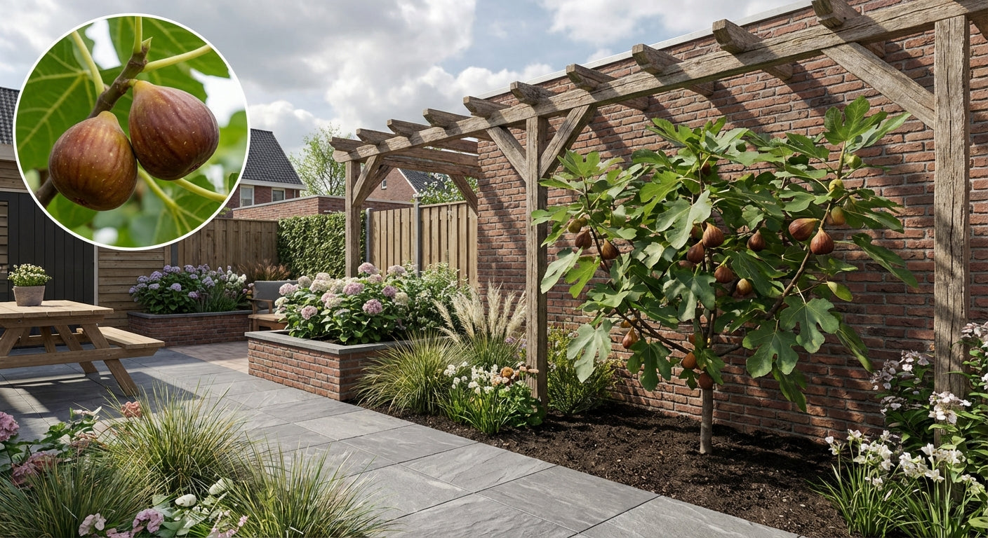 Klimplant Ficus carica Brown Turkey (vijg) - Klimplanten